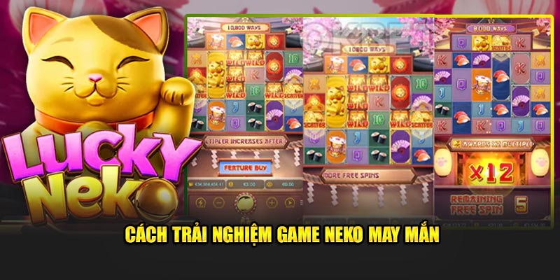 Cách trải nghiệm game Neko may mắn